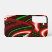 愛と希望の精神抽象芸術3Dレインボワート SAMSUNG GALAXYケース (裏面横)