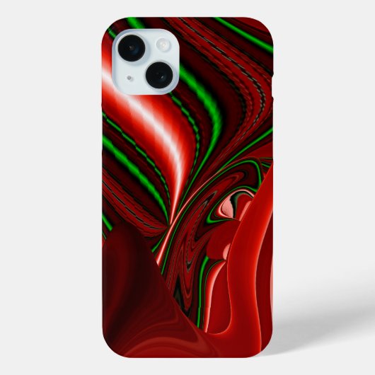 愛と希望の精神 アブストラクト 3D レインボーアート Case-Mate iPhoneケース (裏面)