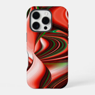 愛と希望の精神 アブストラクト 3D レインボーアート iPhone 16 PROケース