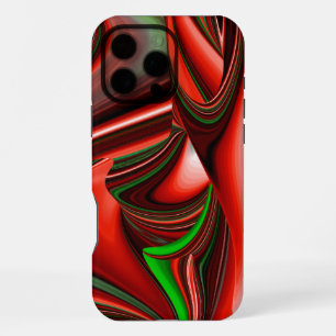 愛と希望の精神 アブストラクト 3D レインボーアート iPhone 16 PRO MAXケース