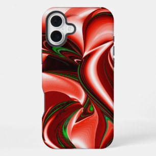 愛と希望の精神 アブストラクト 3D レインボーアート iPhone 16 PLUSケース