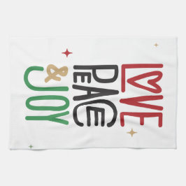 愛と平和とジョイキッチンタオル キッチンタオル