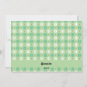 愛と平和と喜びの家族カラフル写真カード シーズンカード (裏面)