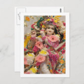 愛と平和と繁栄のためのRadha KRISHNA ポストカード (正面/裏面)