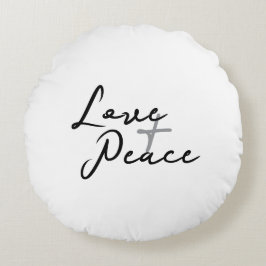 愛と平和の円枕 ラウンドクッション