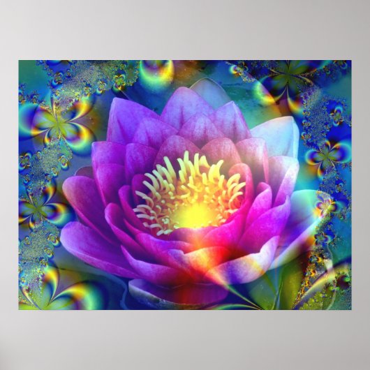 愛と平和の聖なる花 – ポスター (正面)