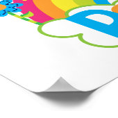 愛と平和ベビー ポスター (角)