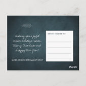 愛と平和5フォトコラージュchalkboard休日 ポストカード (裏面)