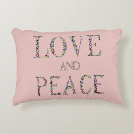 愛と平和 アクセントクッション
