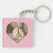 愛と平和 キーホルダー (裏面)