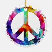 愛と平和 セラミックオーナメント (裏面)