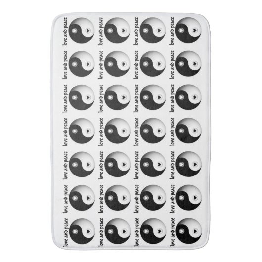 愛と平和 バスマット (正面縦)