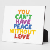 愛と平和 フォトプラーク (側面)