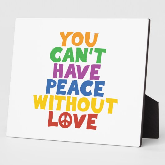 愛と平和 フォトプラーク (側面)