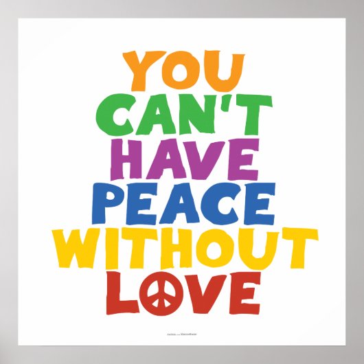 愛と平和 ポスター (正面)