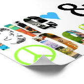 愛と平和 ポスター (角)