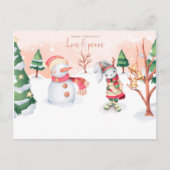 愛と平和 ポストカード (正面)