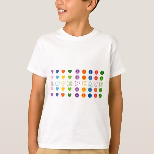 愛と平和 (02) Tシャツ (正面)