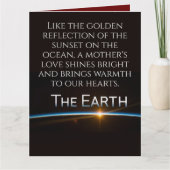 愛と幸せに満ちた母の日をお過ごしください カード (正面)