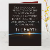 愛と幸せに満ちた母の日を過ごしてね カード (黄色い花)