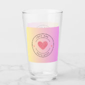 愛と幸福のマグカップ タンブラーグラス (正面)