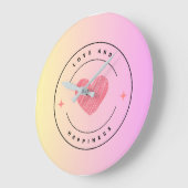 愛と幸福の壁時計 ラージ壁時計 (傾斜)