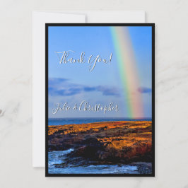 愛と幸福の虹結婚は、ありがとう 招待状