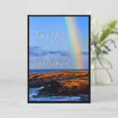 愛と幸福の虹結婚は、ありがとう 招待状 (スタンド正面)