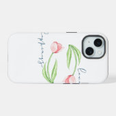 愛と幸福 iPhone 15ケース (裏面横)