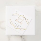 愛と幾何感謝してい金ゴールドの結婚あなた感謝していのこと フェイバータグ (インサイチュ)