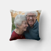 愛と強い60thダイヤモンドの記念日の写真 クッション (裏面)