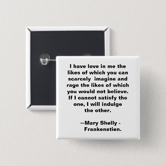 愛と怒り 缶バッジ (正面&裏面)