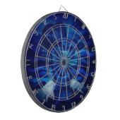 愛と情熱の行動 – イルカのペアとペア ダーツボード (正面左)