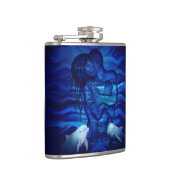 愛と情熱の行動 – イルカのペアとペア フラスク (右)