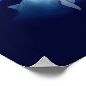 愛と情熱の行動 – イルカのペアとペア ポスター (角)