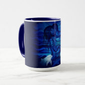 愛と情熱の行動 – イルカのペアとペア マグカップ (正面左)