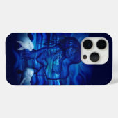 愛と情熱の行動 – イルカのペアとペア Case-Mate iPhoneケース (裏面 (横))