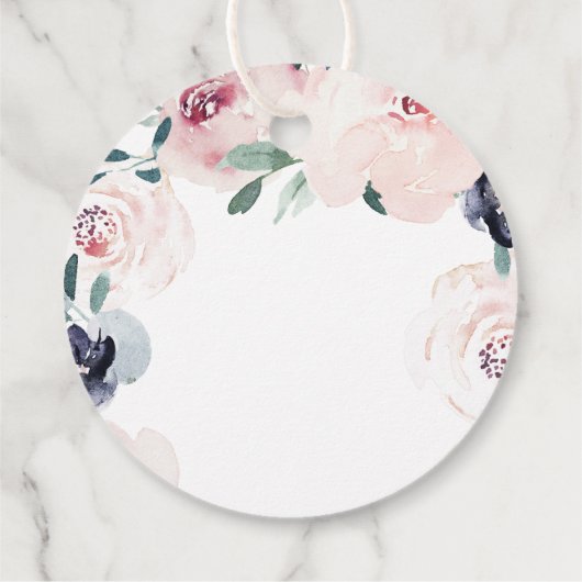 愛と愛で咲く植物性ピンク感謝していク フェイバータグ (裏面)