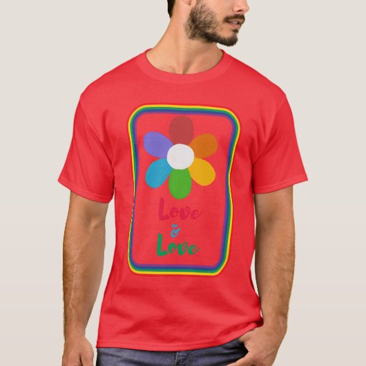 愛と愛のギフト Tシャツ (正面)
