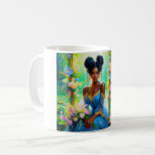 愛と愛を思い出す全気に口- コーヒーマグカップ (正面左)