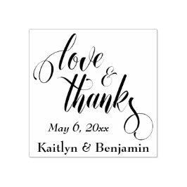 愛と感謝していお客様の詳細付き精巧な脚本 ラバースタンプ