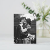 愛と感謝していの写真ありがとうはがき ポストカード (スタンド正面)