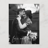 愛と感謝していの写真ありがとうはがき ポストカード (正面)