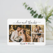 愛と感謝していの写真サンキューカード サンキューカード (スタンド正面)