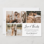 愛と感謝していの写真サンキューカード サンキューカード (正面)