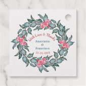 愛と感謝していの結婚記念で フェイバータグ (裏面)