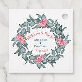 愛と感謝していの結婚記念で フェイバータグ (裏面)