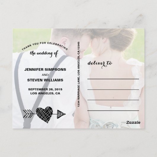 愛と感謝していはっき ポストカード (裏面)