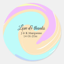 愛と感謝していカラフル大理石結婚の名前