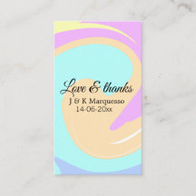 愛と感謝していカラフル大理石結婚の名前